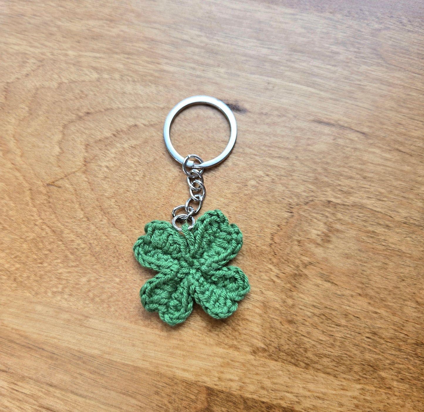 🍀 Lucky Clover Keychain