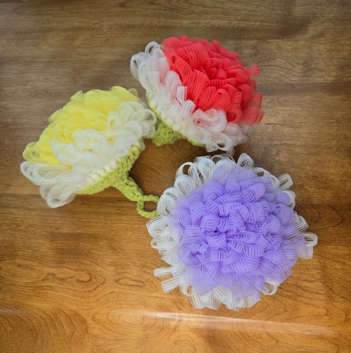 🧼 Crochet Bloom Shower Puff